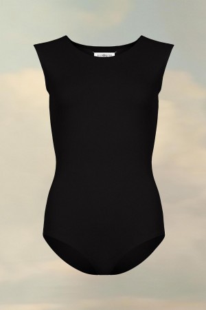 Maison Margiela Viscose Bodysuit Svarta | SE_MM47907