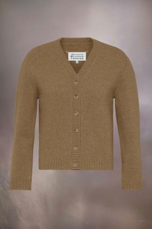 Maison Margiela Washed Lambswool Cardigan Bruna | SE_MM44079