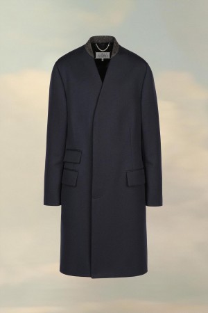 Maison Margiela Wool Cavalry Coat Svarta | SE_MM17429